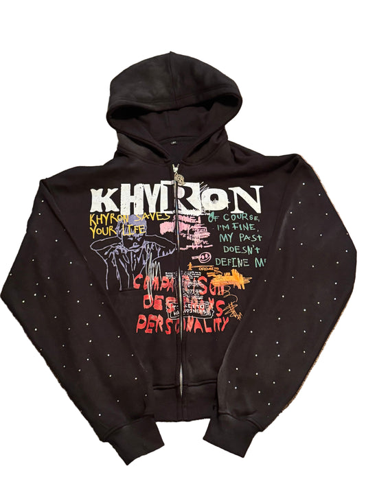 Multicolor 'INNER VOICES' hoodie